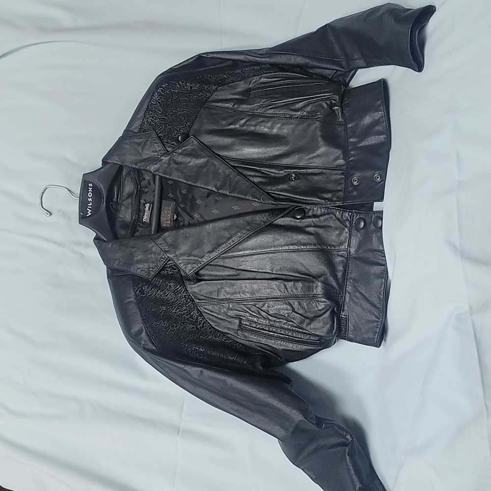 Byrnes & Baker Leather Coat